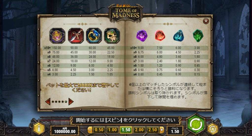 トームオブマッドネス　シンボル