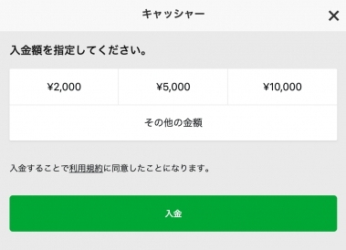 ベットウェイ　入金ページ２