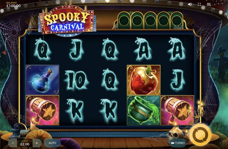 Red tiger spooky carnival
