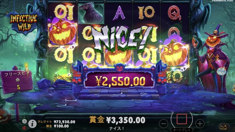 Infective Wild インフェクティブワイルド　高額勝利