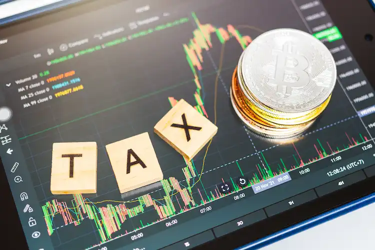 仮想通貨　税金の画像