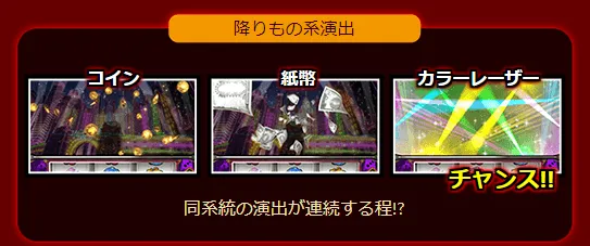 ジャックポットダイス 降りもの演出