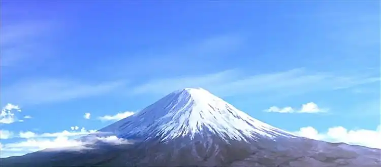 番長４　終了画面　富士山