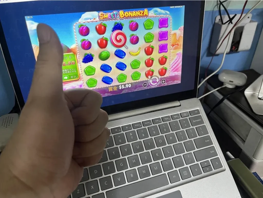コニベット入金不要ボーナス スイートボナンザ　プレイ